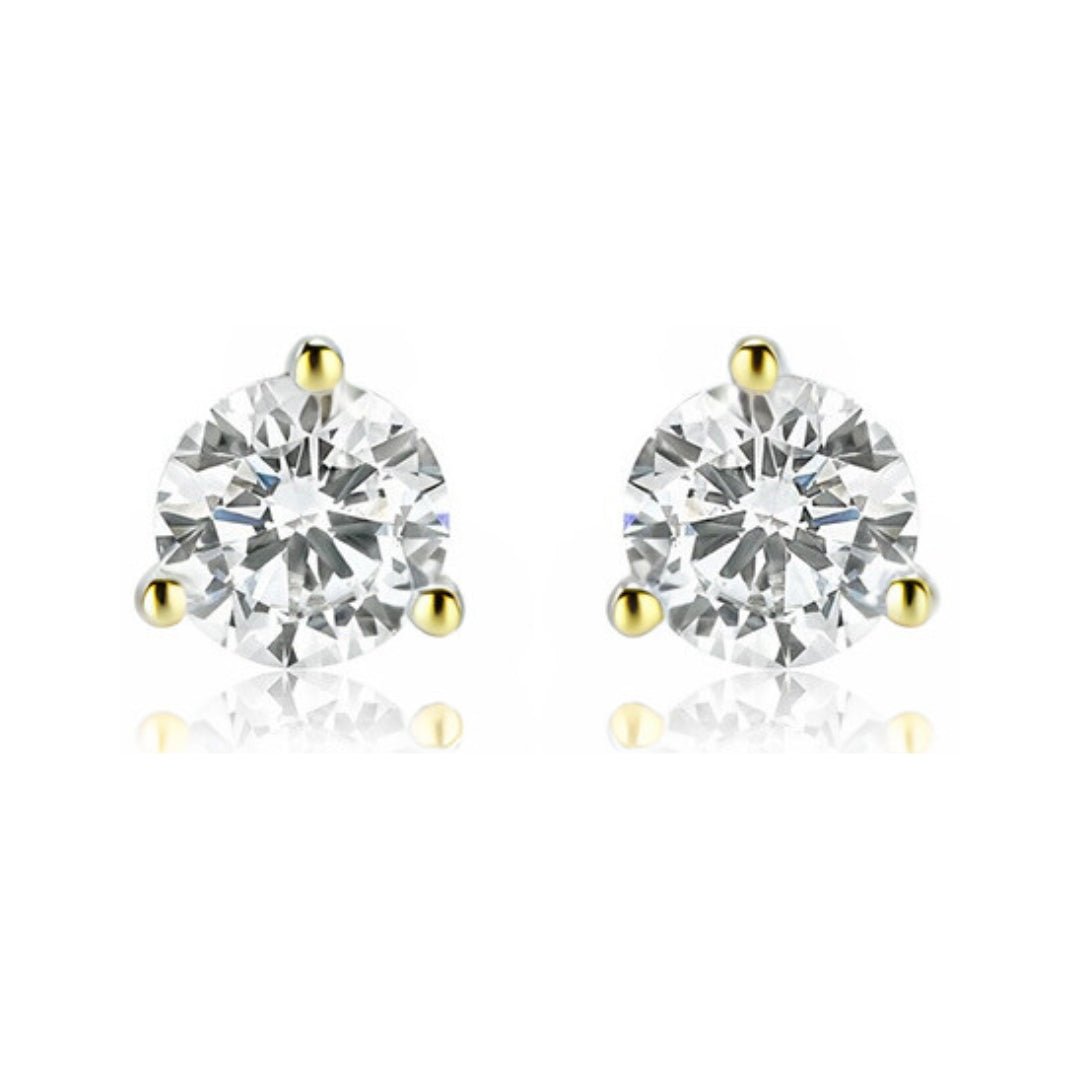 Buy Lab - Grown Diamond Stud Earrings – 1 Carat, 14KT Gold at Kay's Fine Jewelry