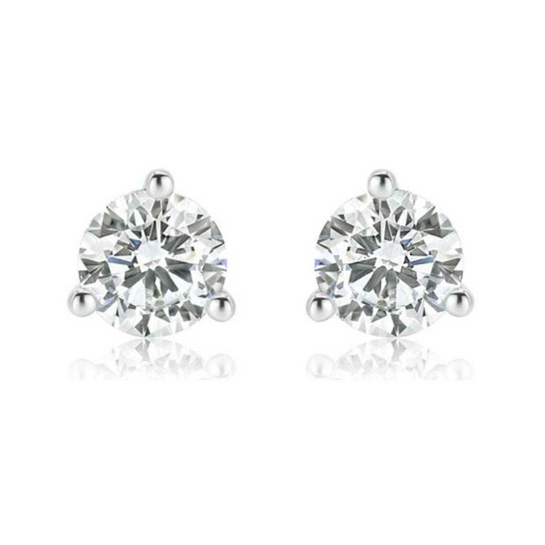 Buy Lab - Grown Diamond Stud Earrings – 1 Carat, 14KT Gold at Kay's Fine Jewelry