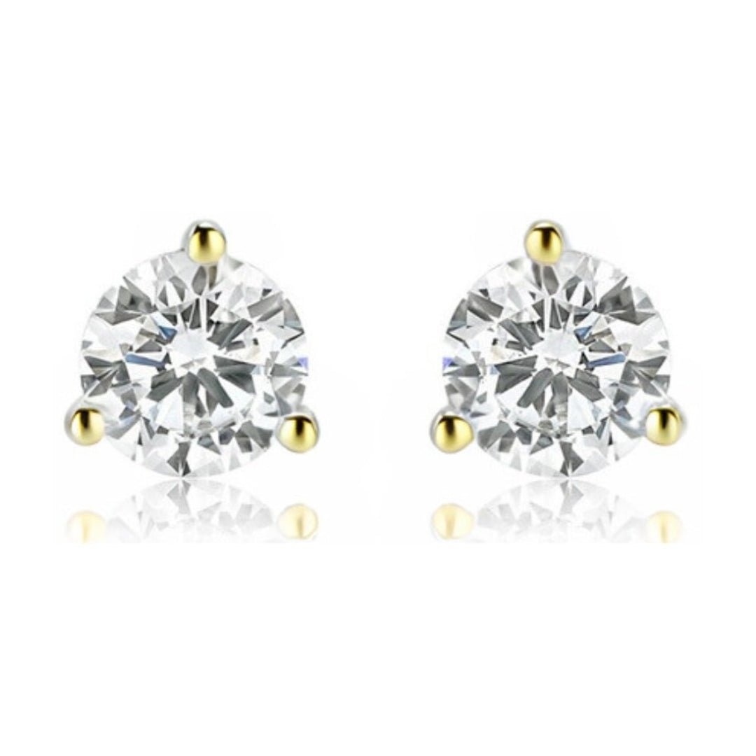 Buy Lab - Grown Diamond Stud Earrings – 2 Carat, 14KT Gold at Kay's Fine Jewelry
