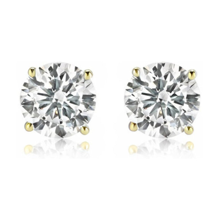 Buy Lab - Grown Diamond Stud Earrings – 2 Carat, 14KT Gold at Kay's Fine Jewelry