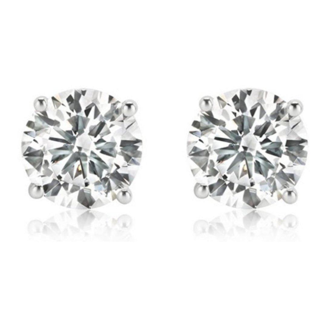 Buy Lab - Grown Diamond Stud Earrings – 2.5 Carat, 14KT Gold at Kay's Fine Jewelry