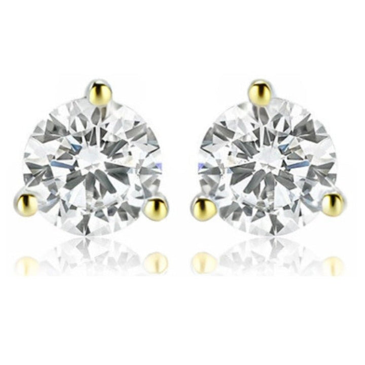 Buy Lab - Grown Diamond Stud Earrings – 3 Carat, 14KT Gold at Kay's Fine Jewelry