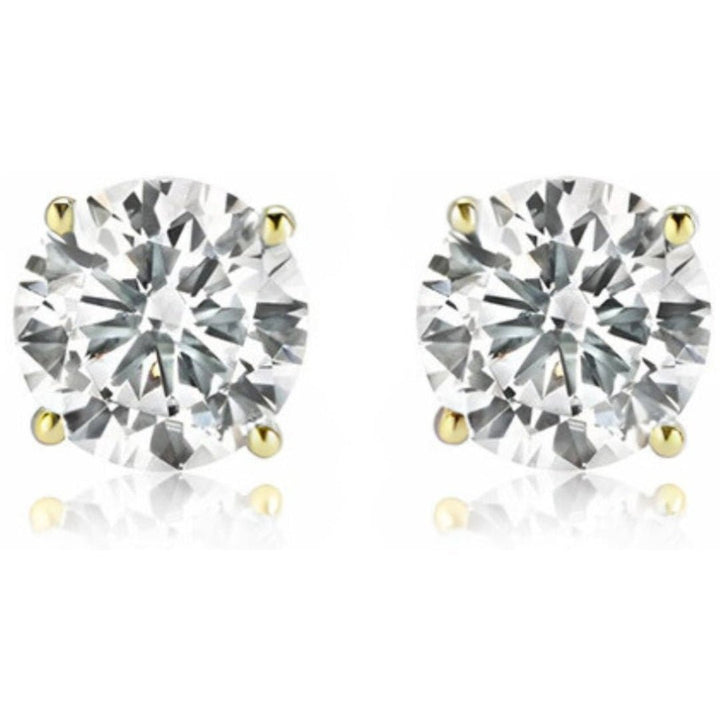 Buy Lab - Grown Diamond Stud Earrings – 3 Carat, 14KT Gold at Kay's Fine Jewelry