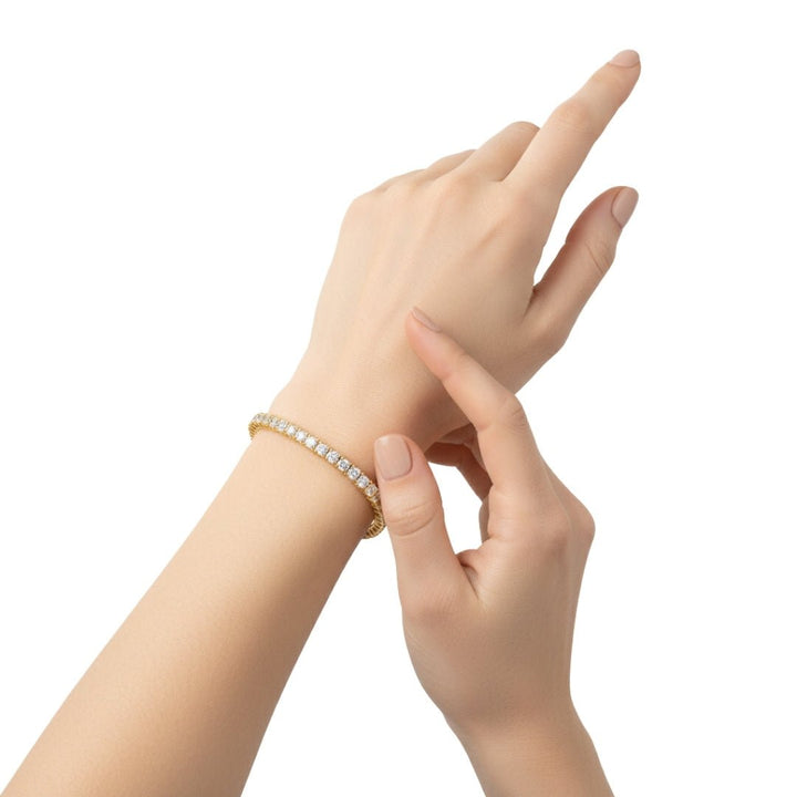 Buy Lab - Grown Diamond Tennis Bracelet – 5 Carats, 14KT Gold at Kay's Fine Jewelry
