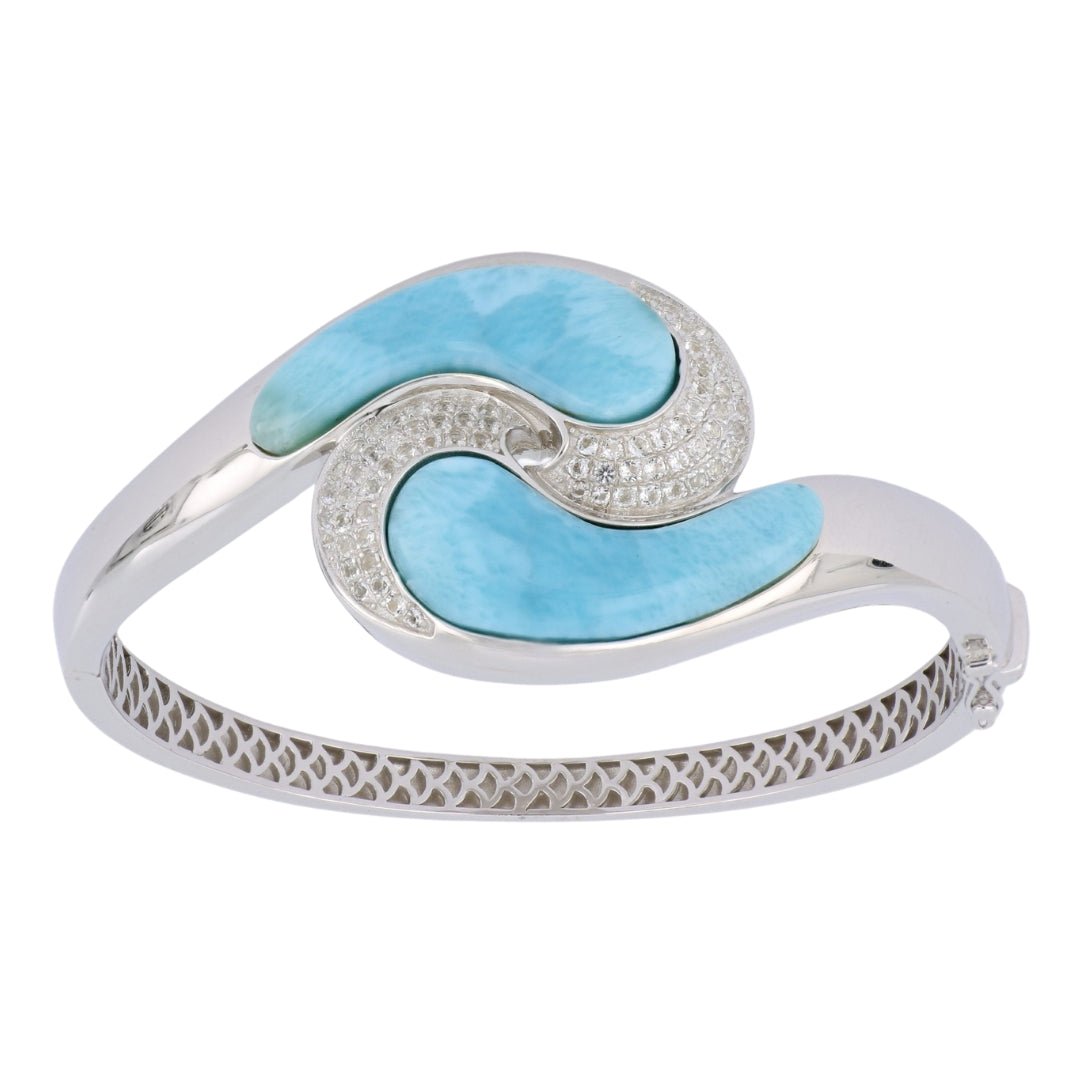 Larimar Bangle (Cubic Zirconia) Not Net