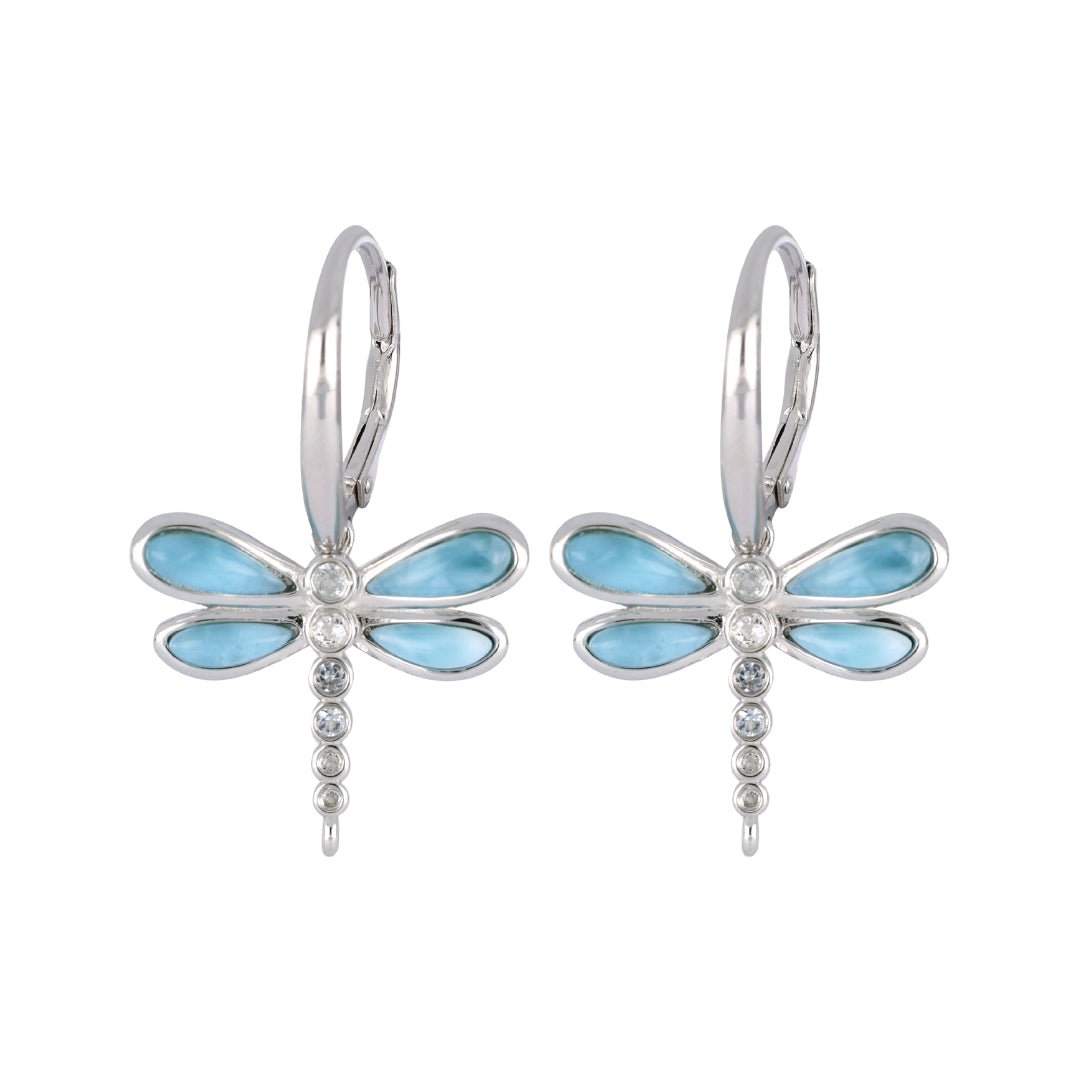 Larimar Earrings (Cubic Zirconia) Not Net