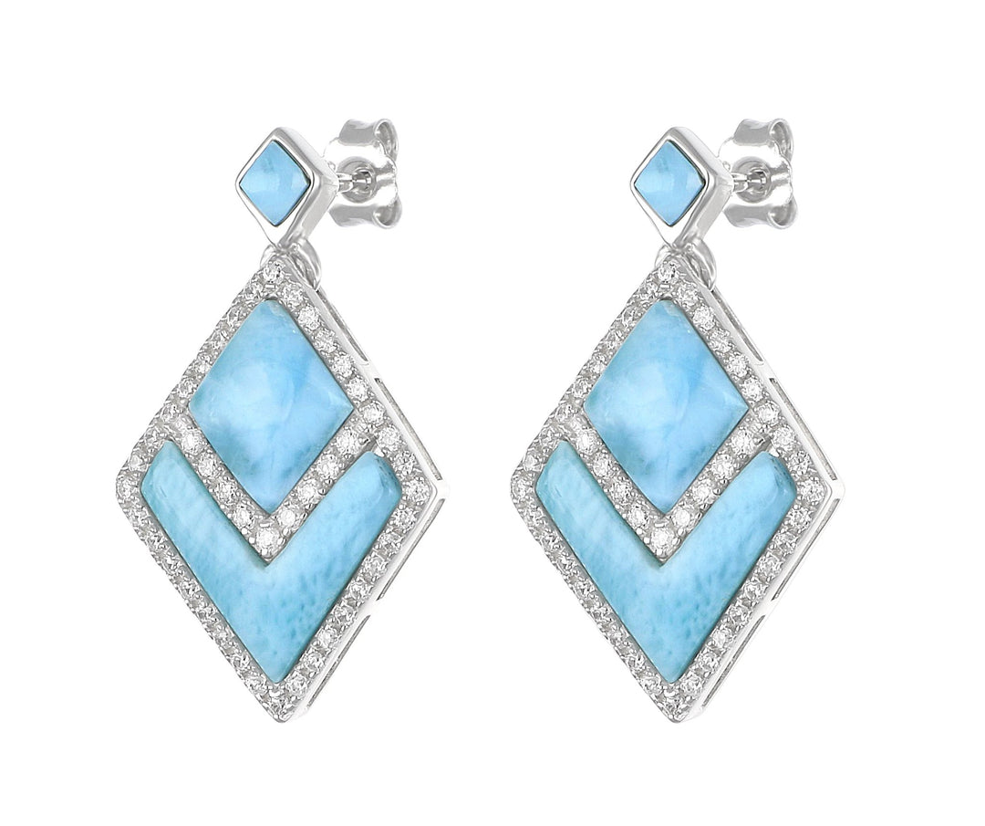 Buy Larimar Earrings at Kay's Fine Jewelry