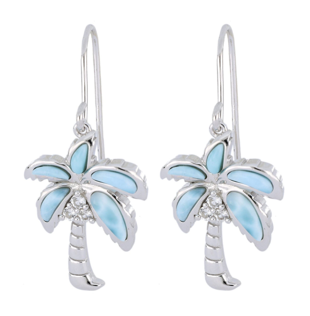 Buy Larimar Palm Tree Earrings (Cubic Zirconia) at Kay's Fine Jewelry