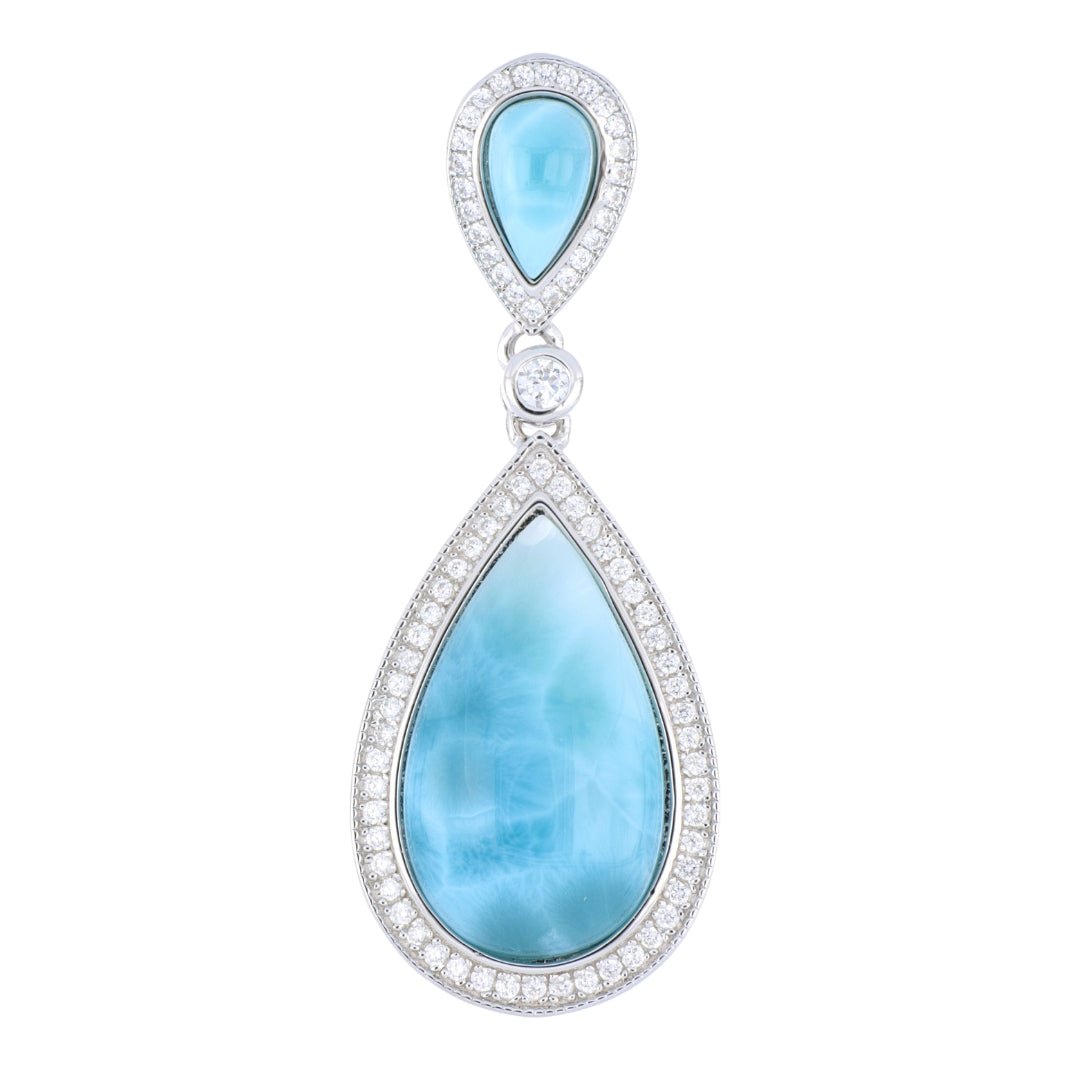Larimar Pendant (Cubic Zirconia) Not Net