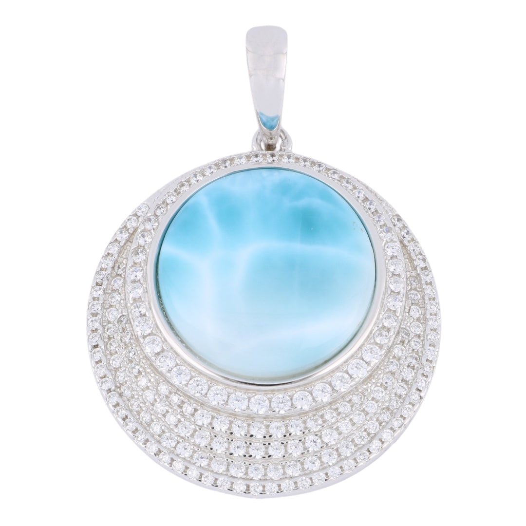 Larimar Pendant (Cubic Zirconia) Not Net