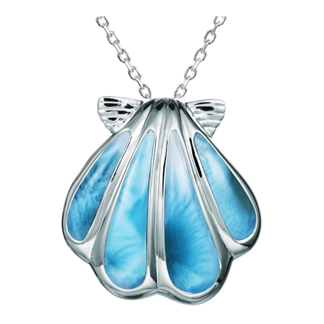 Buy Larimar Seashell Pendant at Kay's Fine Jewelry