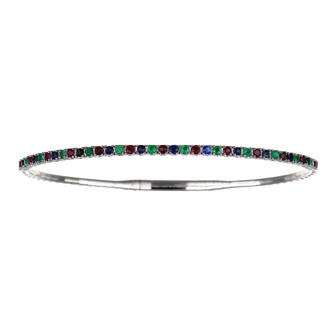 Buy Multi - Color Gem Stones Flexi Bangle (Multi - Color Gem Stones 1.08 cts.) at Kay's Fine Jewelry