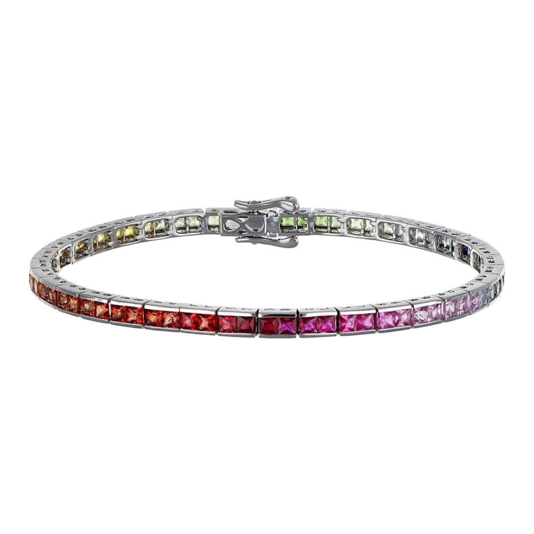Multi - Color Sapphire Bracelet (Multi - Color Sapphire 7.4 cts.) Not Net