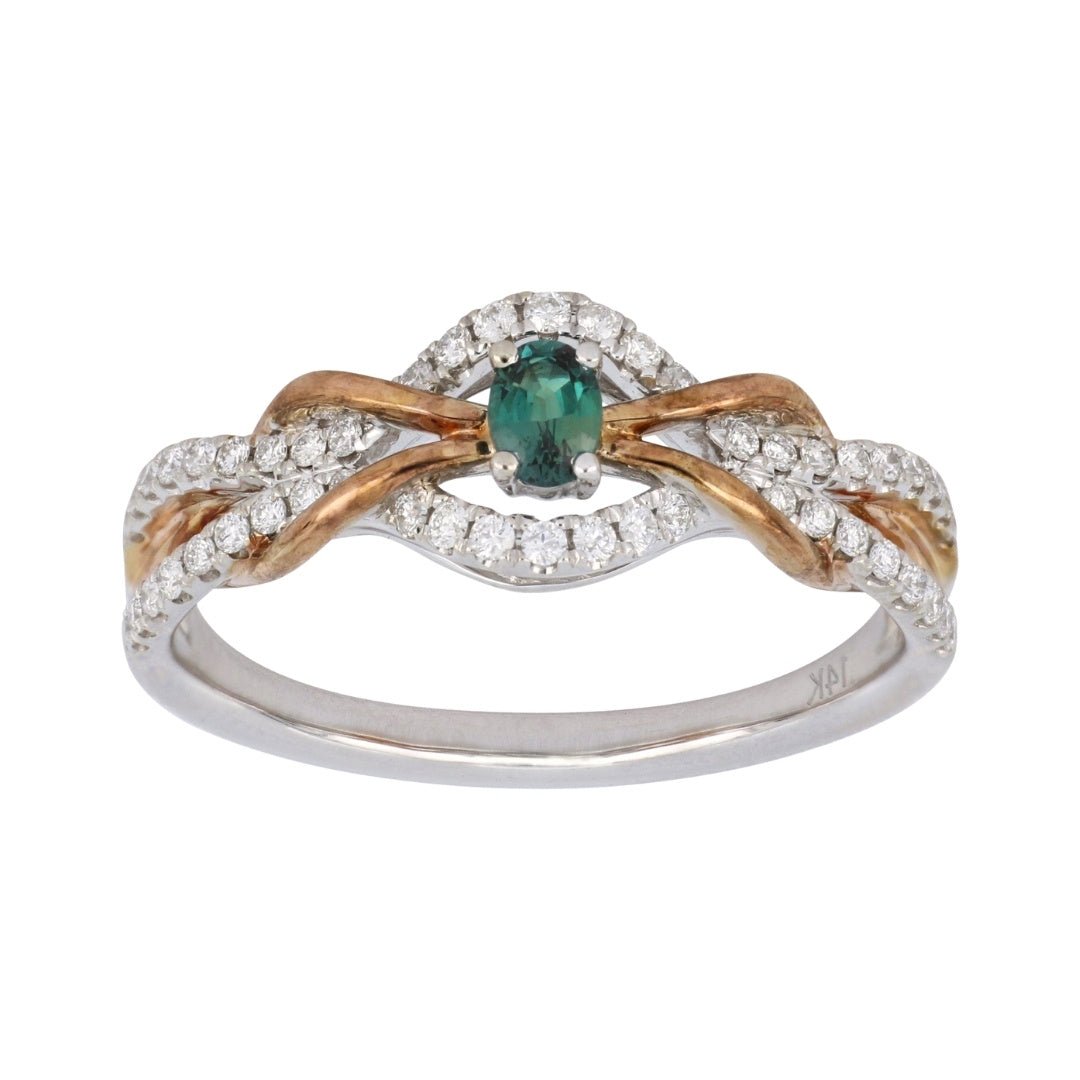 Buy Natural Alexandrite Ring (Alexandrite 0.17 cts Cut Wht Dia 0.26 cts) at Kay's Fine Jewelry