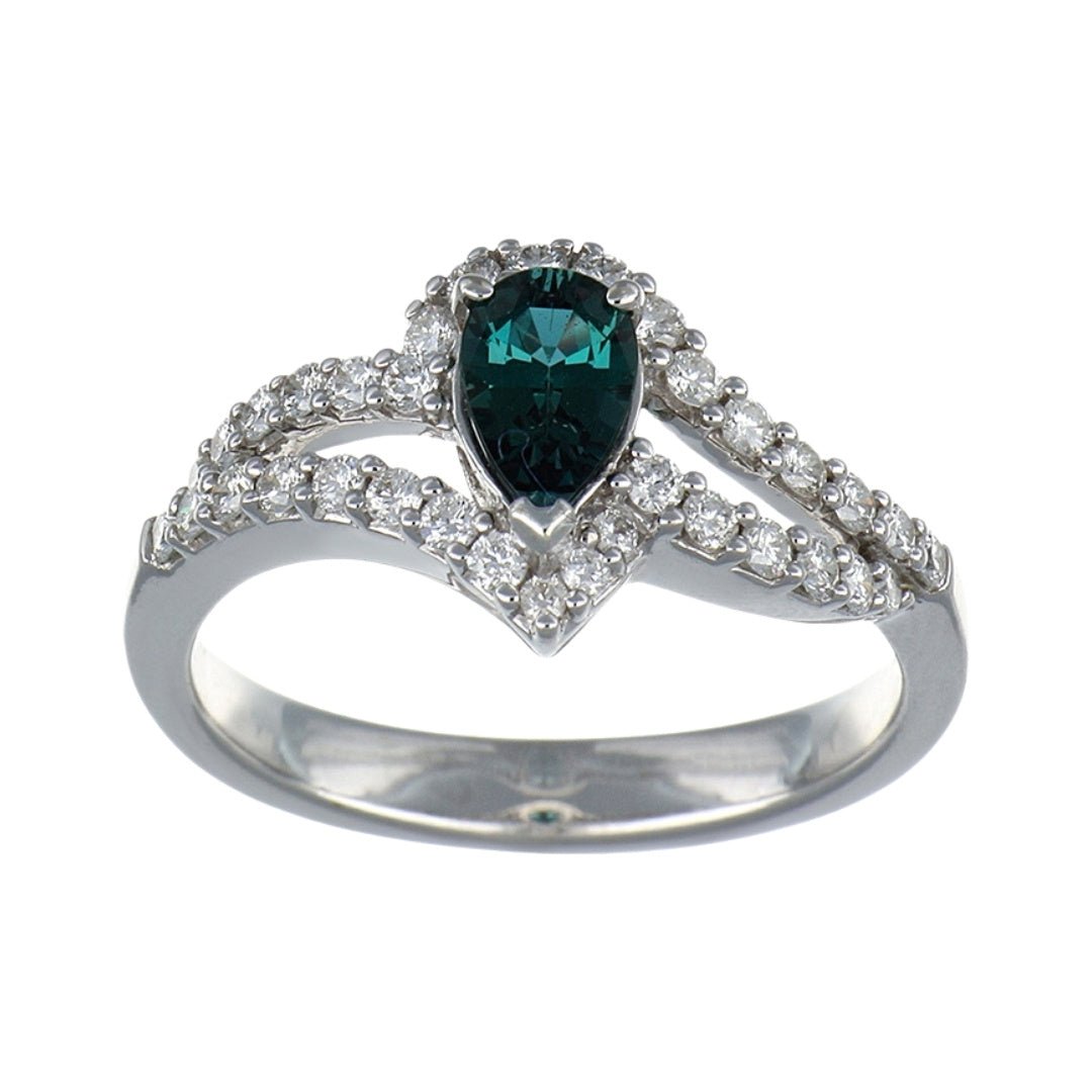 Buy Natural Alexandrite Ring (Alexandrite 0.5 cts Wht Dia 0.41 cts) at Kay's Fine Jewelry