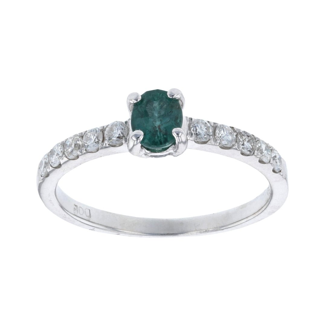 Buy Natural Alexandrite Ring (Alexandrite 0.55 cts Wht Dia 0.33 cts) at Kay's Fine Jewelry