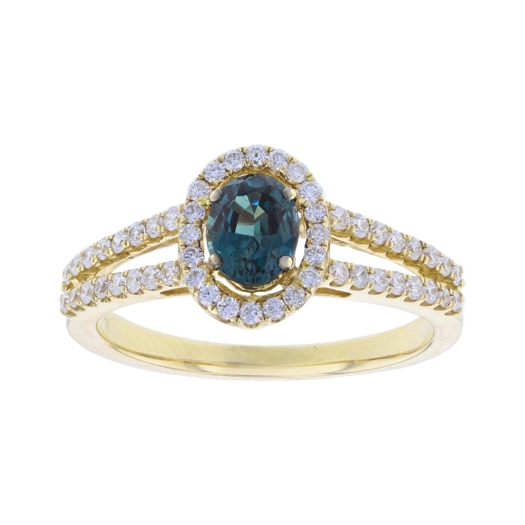 Buy Natural Alexandrite Ring (Alexandrite 0.65 cts Wht Dia 0.38 cts) at Kay's Fine Jewelry
