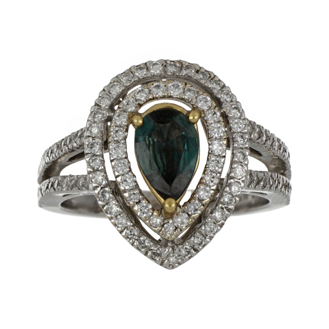 Buy Natural Alexandrite Ring (Alexandrite 0.73 cts Wht Dia 0.68 cts) at Kay's Fine Jewelry