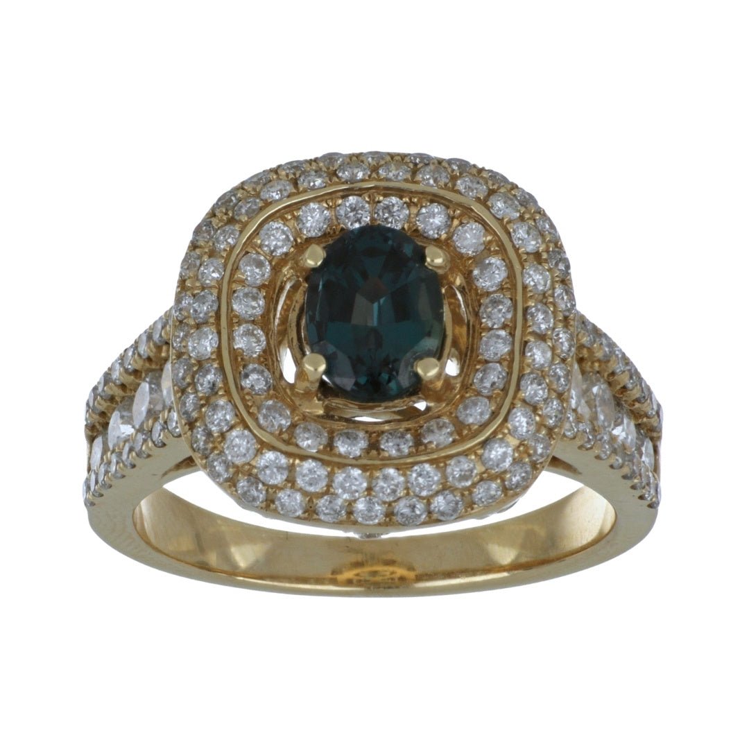 Buy Natural Alexandrite Ring (Alexandrite 0.82 cts Wht Dia 1.43 cts) at Kay's Fine Jewelry