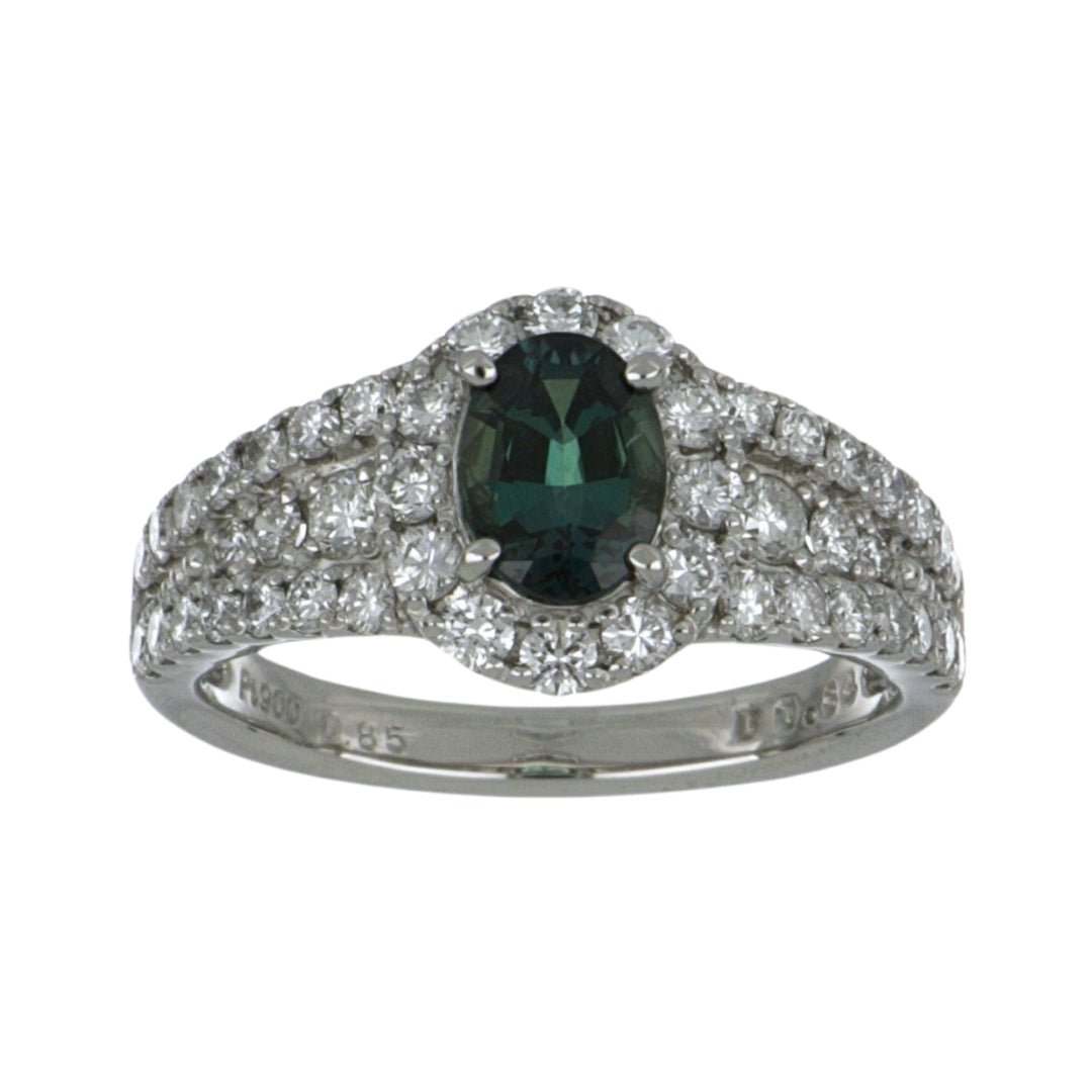 Buy Natural Alexandrite Ring (Alexandrite 0.85 cts Wht Dia 0.84 cts ) at Kay's Fine Jewelry