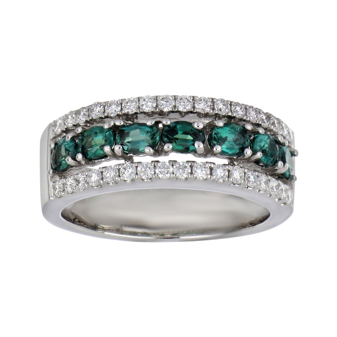 Buy Natural Alexandrite Ring (Alexandrite 1.1 cts Wht Dia 0.44 cts) at Kay's Fine Jewelry