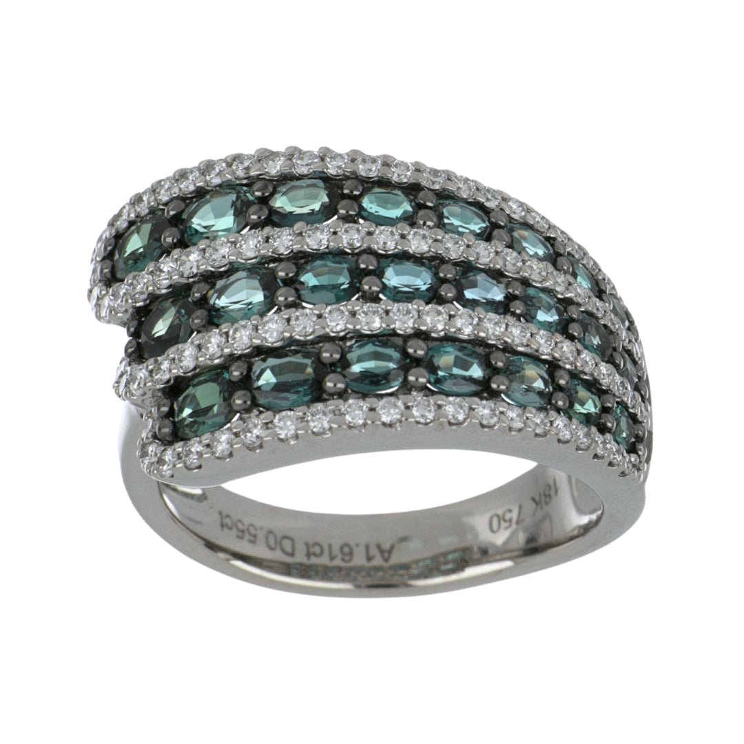 Buy Natural Alexandrite Ring (Alexandrite 1.61 cts Wht Dia 0.55 cts) at Kay's Fine Jewelry