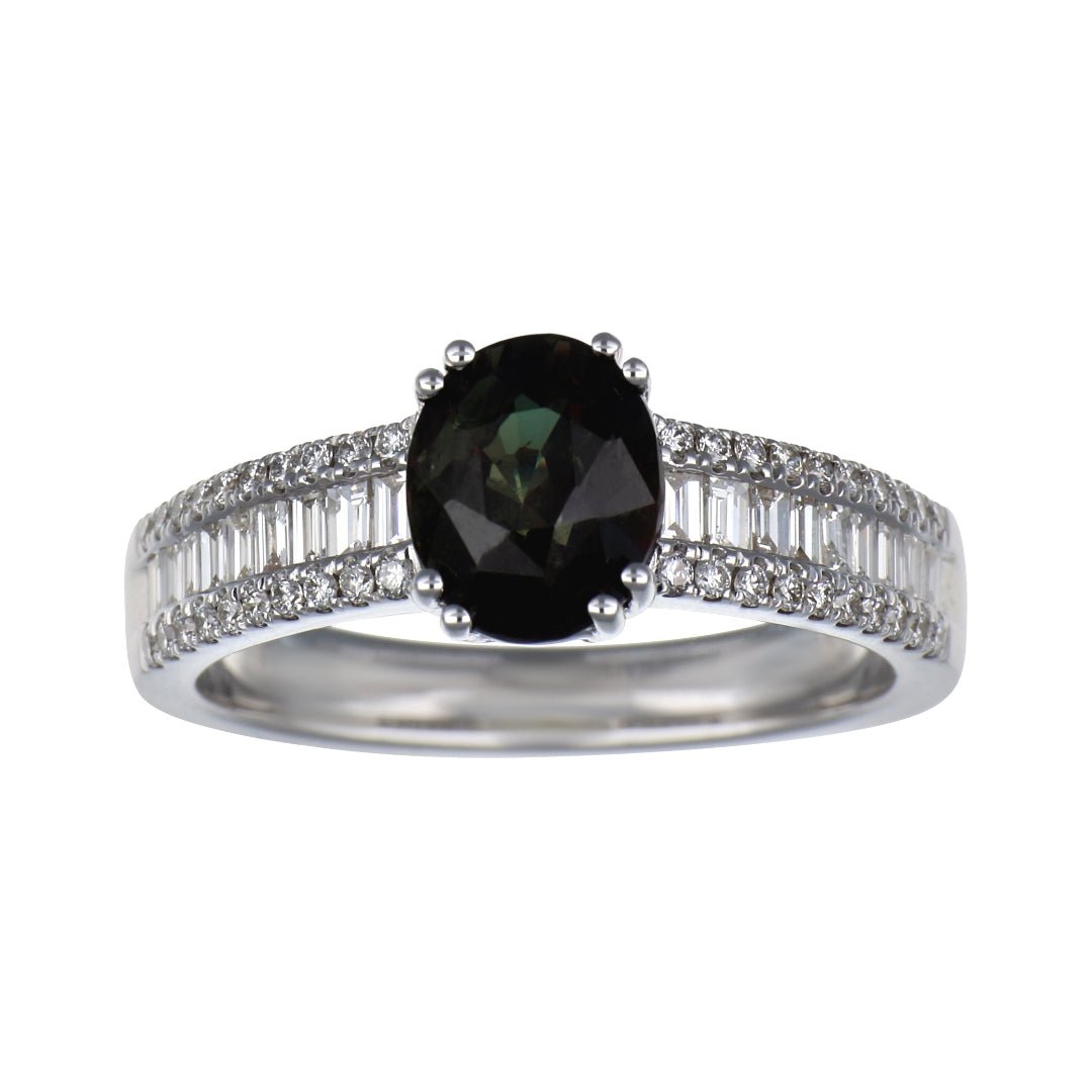 Buy Natural Alexandrite Ring (Alexandrite 2.12 cts Wht Dia 0.58 cts Wht Diamond Included cts) at Kay's Fine Jewelry