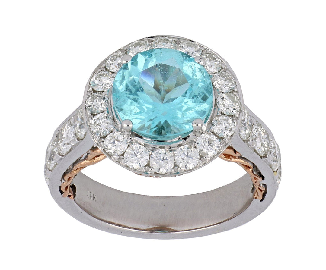 Buy Paraiba Tourmaline Ring (Paraiba Tourmaline 2.94 cts. White Diamond 1.94 cts.) at Kay's Fine Jewelry