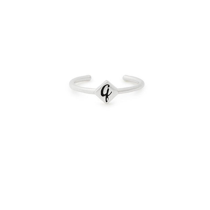 ALEX AND ANI initial Q Adjustable Ring
