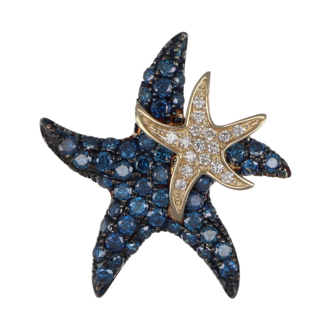 Buy Pendant Blue Diamond (Blue Diamond 0.67 cts. White Diamond 0.07 cts.) at Kay's Fine Jewelry