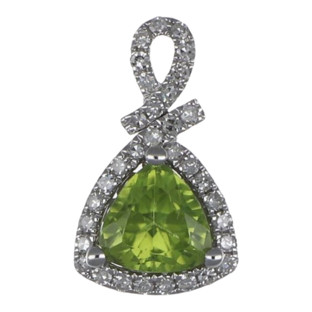 Buy Peridot Pendant (Peridot 0.91 cts. White Diamond 0.17 cts.) at Kay's Fine Jewelry