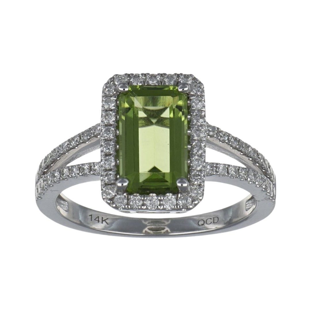 Buy Peridot Ring (Peridot 2.11 cts. White Diamond 0.42 cts.) at Kay's Fine Jewelry