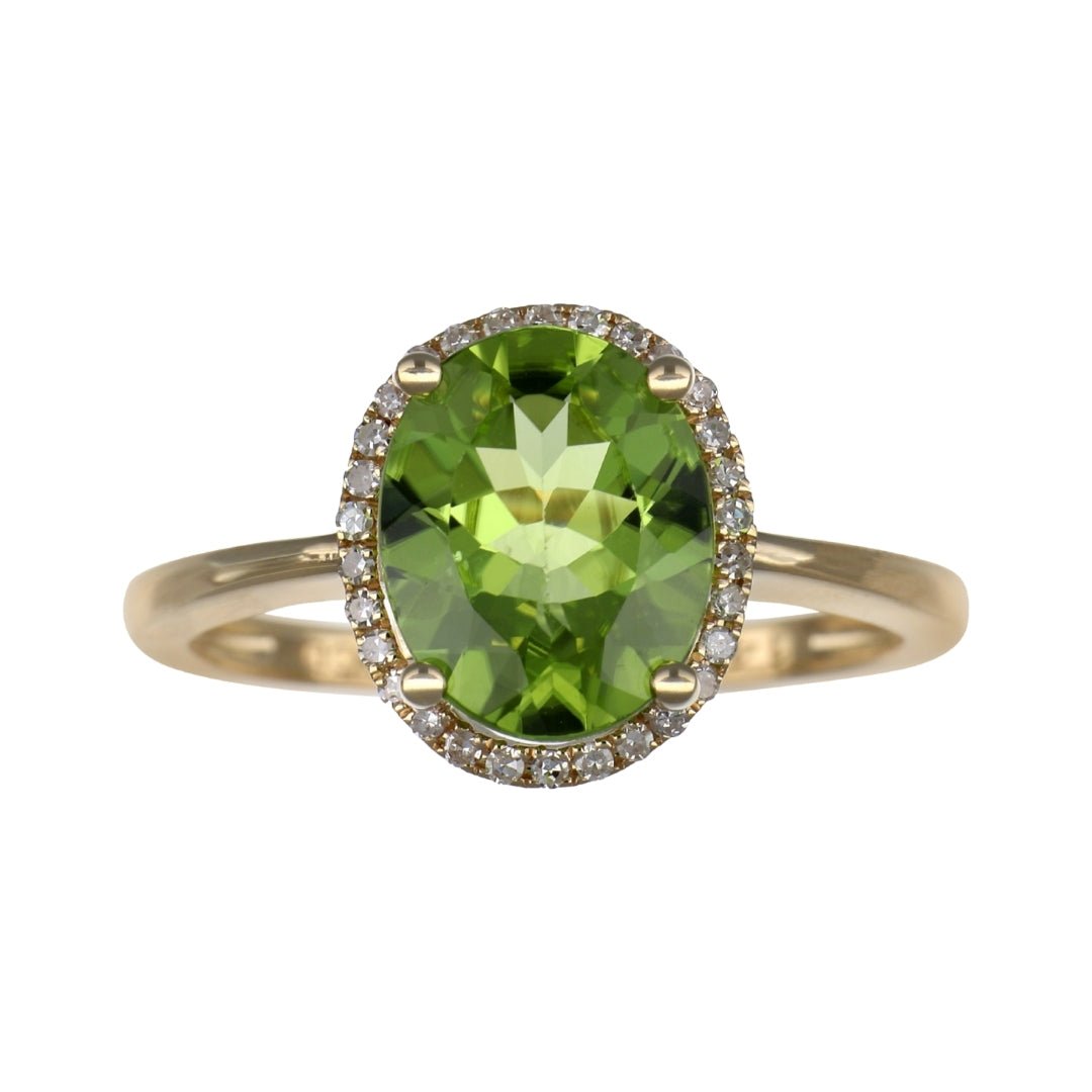 Buy Peridot Ring (Peridot 2.78 cts. White Diamond 0.12 cts.) at Kay's Fine Jewelry