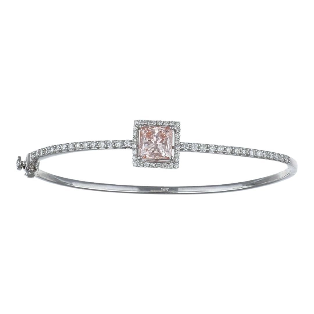 Buy Pink Diamond Bangle (Lab Grown Pink Diamond 2.08 cts. White Diamond 0.83 cts.) at Kay's Fine Jewelry