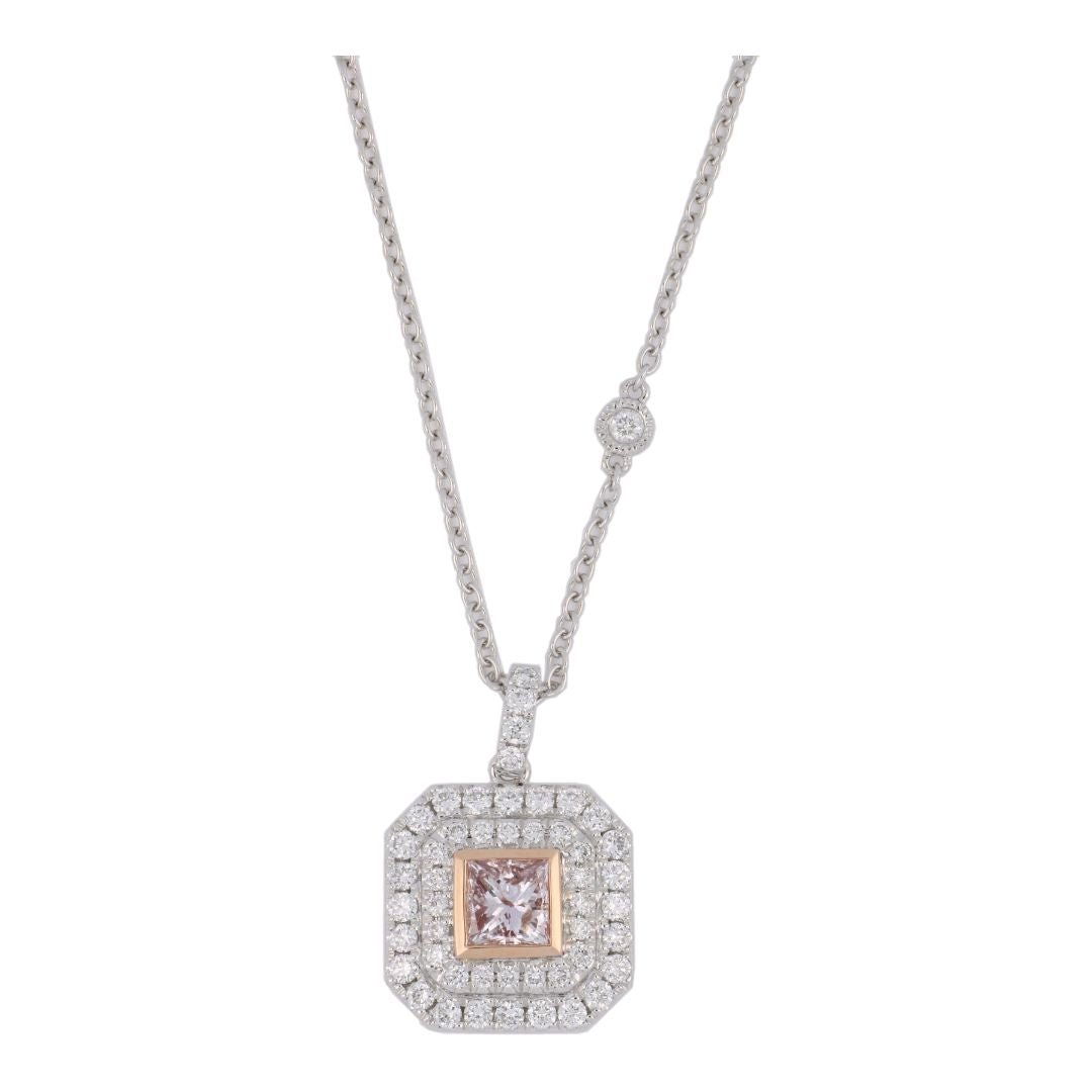 Buy Pink Diamond Pendant (Pink Diamond 0.45 cts. White Diamond 0.58 cts) at Kay's Fine Jewelry