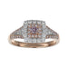 Pink Diamond Ring (Pink Diamond 0.2 cts. Pink Diamond 0.23 cts. White Diamond 0.29 cts.) Not Net