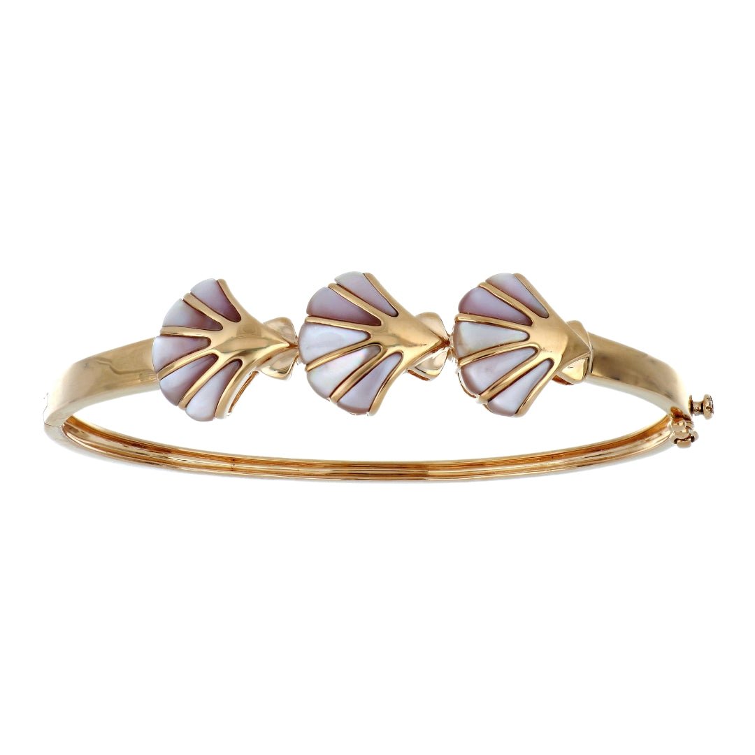 Pink Mother of Pearl Bangle (Pink Mother of Pearl 17.78 grams) Not Net