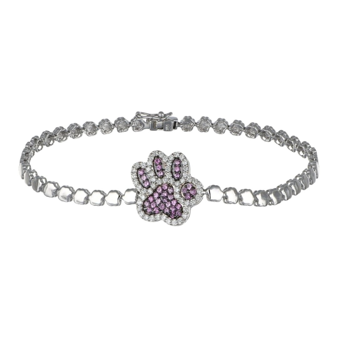 Buy Pink Sapphire Bracelet (Pink Sapphire 0.4 cts. White Diamond 0.43 cts.) at Kay's Fine Jewelry