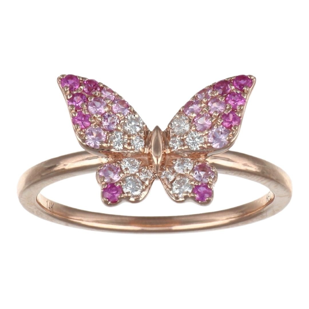 Buy Pink Sapphire Ring (Pink Sapphire 0.34 cts. White Diamond 0.13 cts.) at Kay's Fine Jewelry