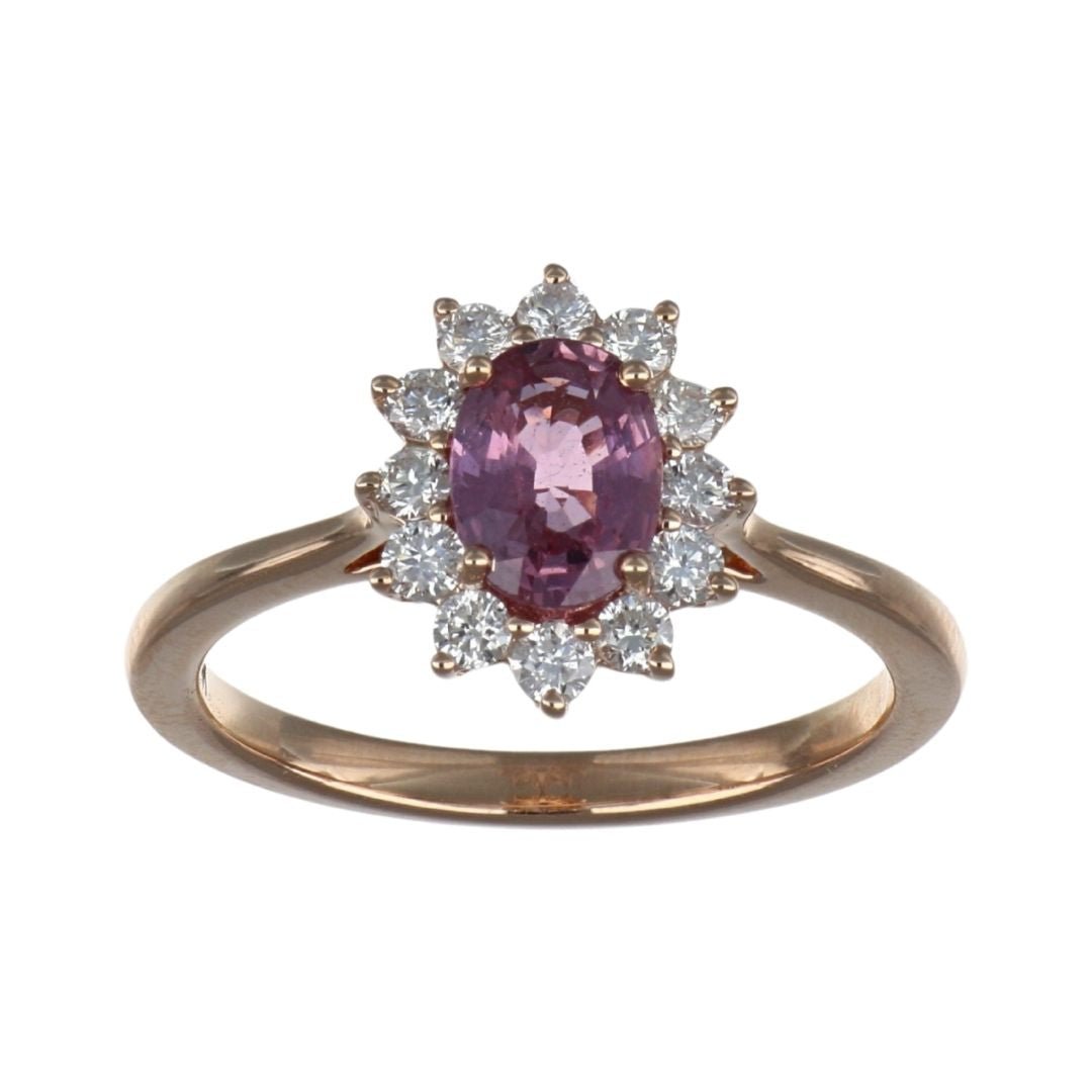 Buy Pink Sapphire Ring (Pink Sapphire 1 cts. White Diamond 0.36 cts.) at Kay's Fine Jewelry