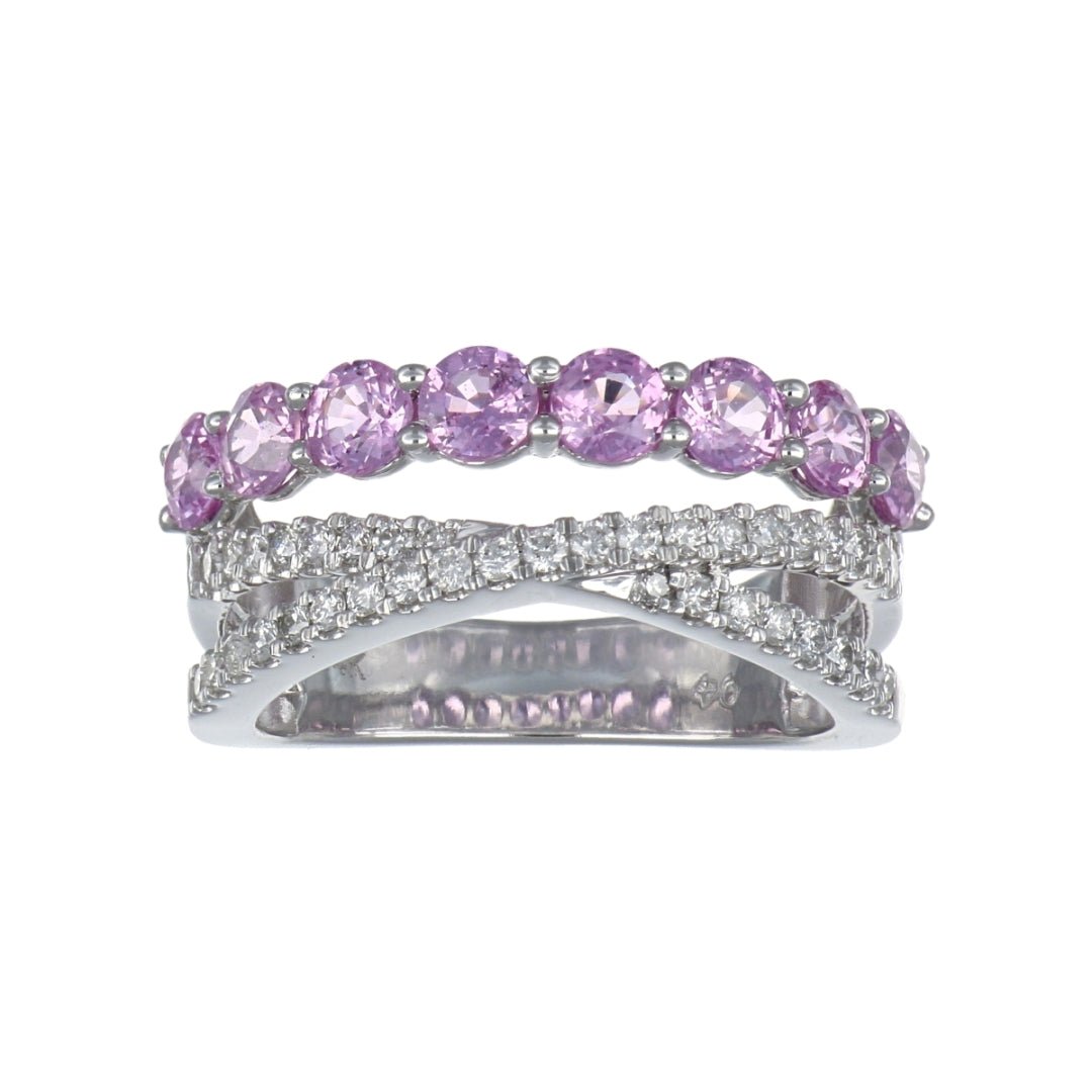 Buy Pink Sapphire Ring (Pink Sapphire 1.77 cts. White Diamond 0.36 cts.) at Kay's Fine Jewelry