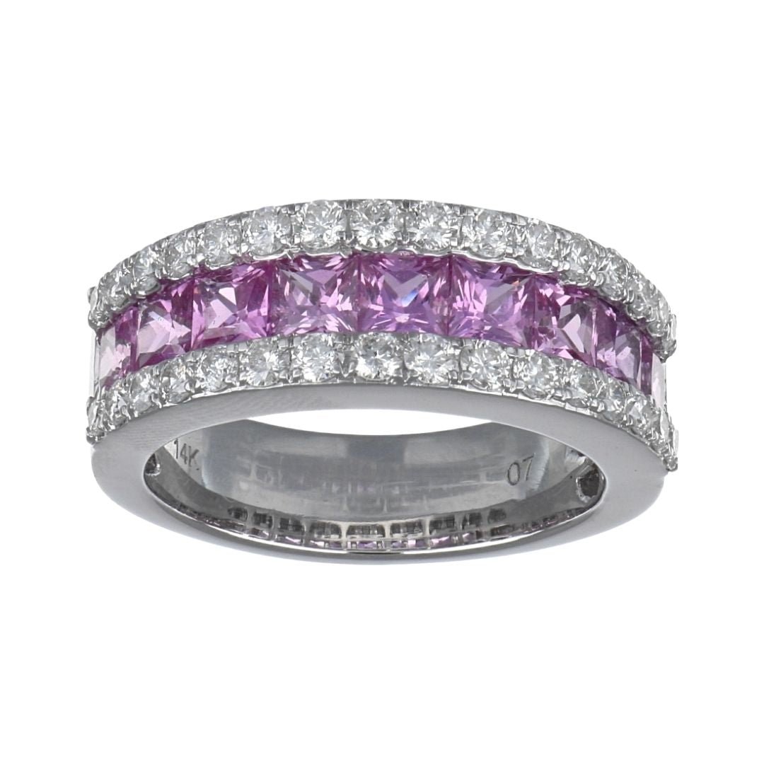 Buy Pink Sapphire Ring (Pink Sapphire 2.11 cts. White Diamond 0.81 cts. ) at Kay's Fine Jewelry