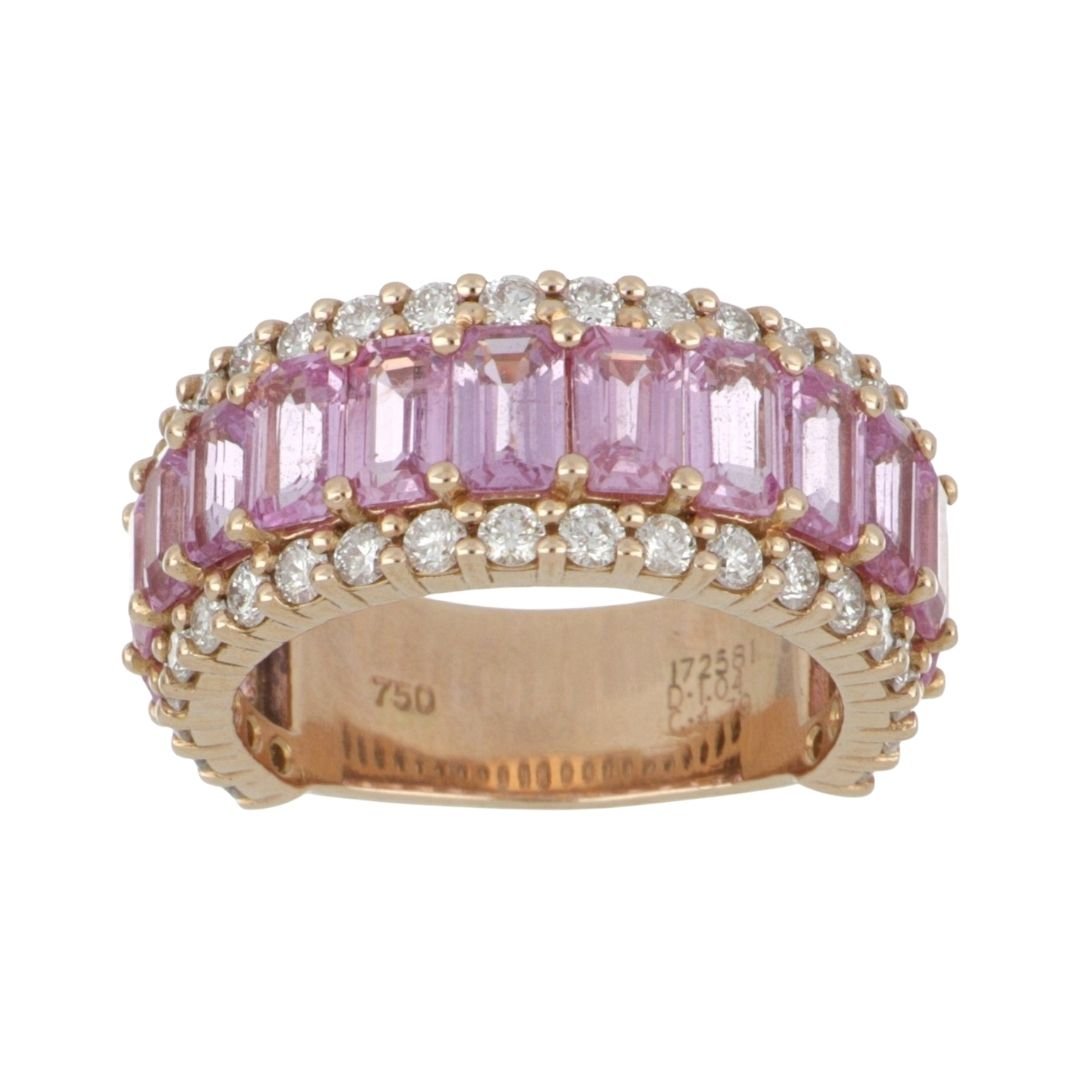 Buy Pink Sapphire Ring (Pink Sapphire 4.79 cts. White Diamond 1.04 cts.) at Kay's Fine Jewelry