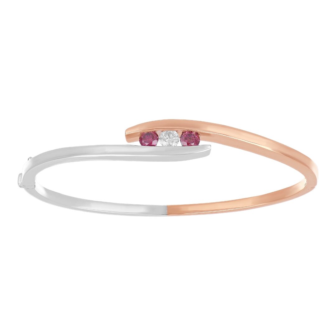 Buy Purple Diamond Bangle (Purple Diamond 0.61 cts. White Diamond 0.27 cts.) at Kay's Fine Jewelry