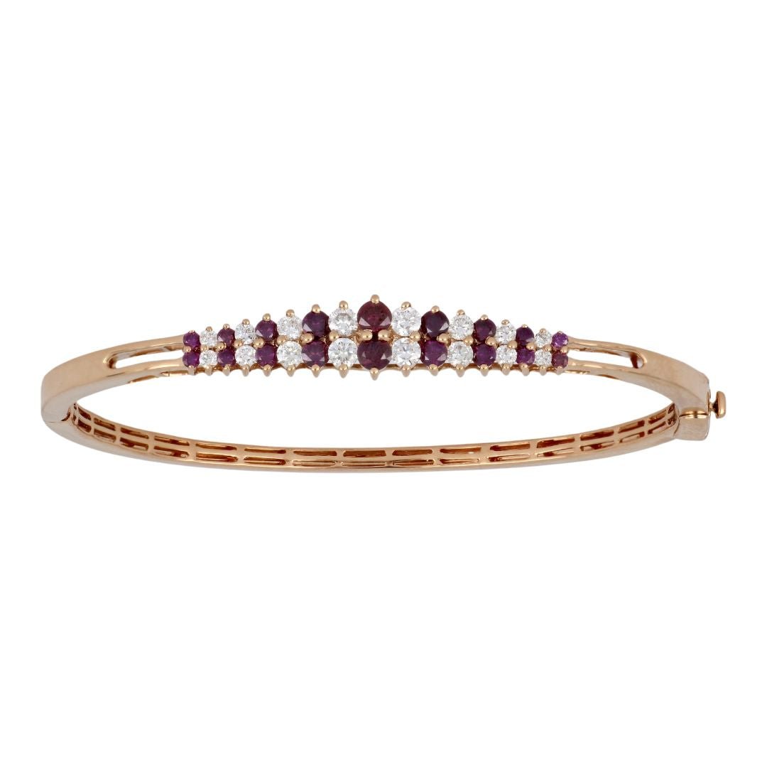Buy Purple Diamond Bangle (Purple Diamond 0.98 cts. White Diamond 0.8 cts.) at Kay's Fine Jewelry