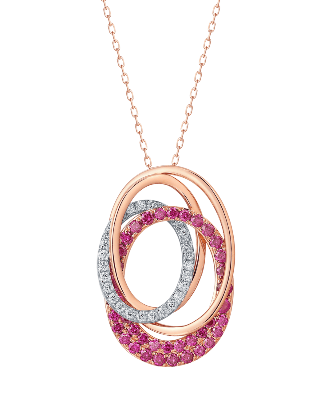 Purple Diamond Ladies Pendant (Purple Diamond 1.28 cts. White Diamond 0.44 cts. ) Not Net