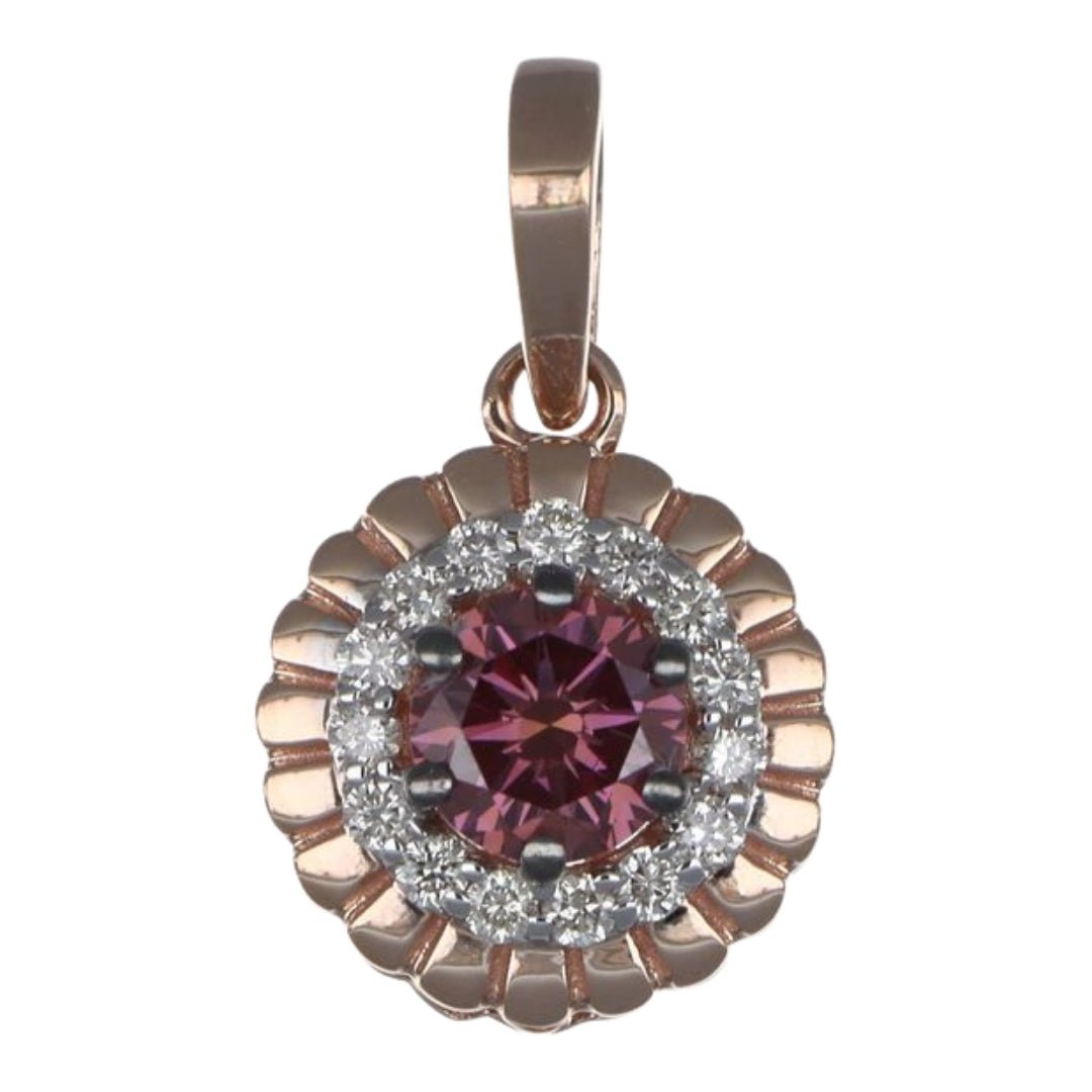 Buy Purple Diamond Pendant (Purple Diamond 0.46 cts. White Diamond 0.14 cts.) at Kay's Fine Jewelry