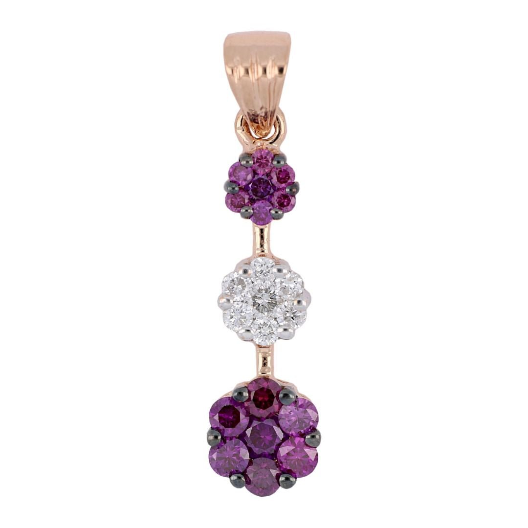 Buy Purple Diamond Pendant (Purple Diamond 0.56 cts. White Diamond 0.2 cts.) at Kay's Fine Jewelry