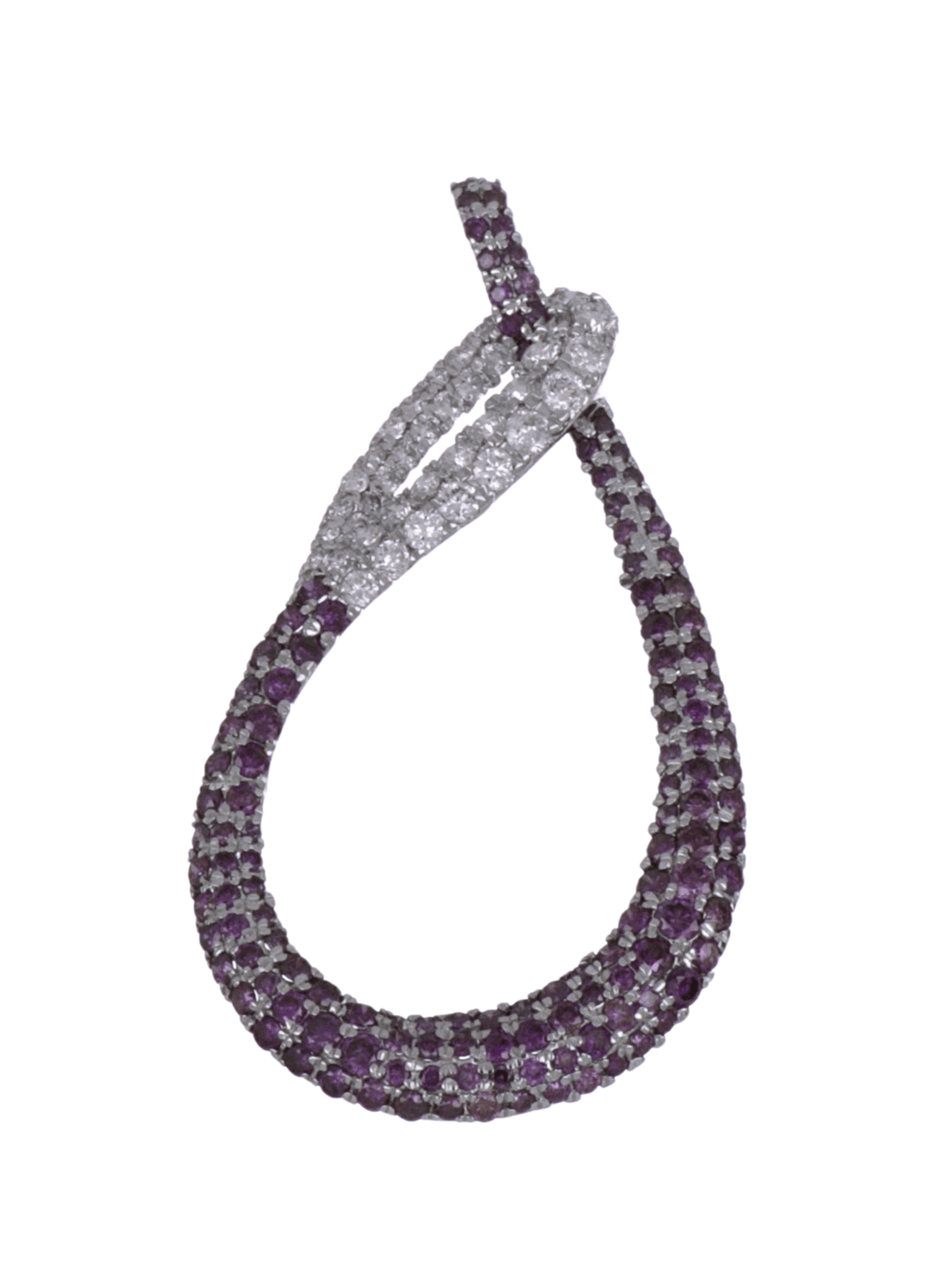Purple Diamond Pendant (Purple Diamond 0.63 cts. White Diamond 0.25 cts.) Not Net