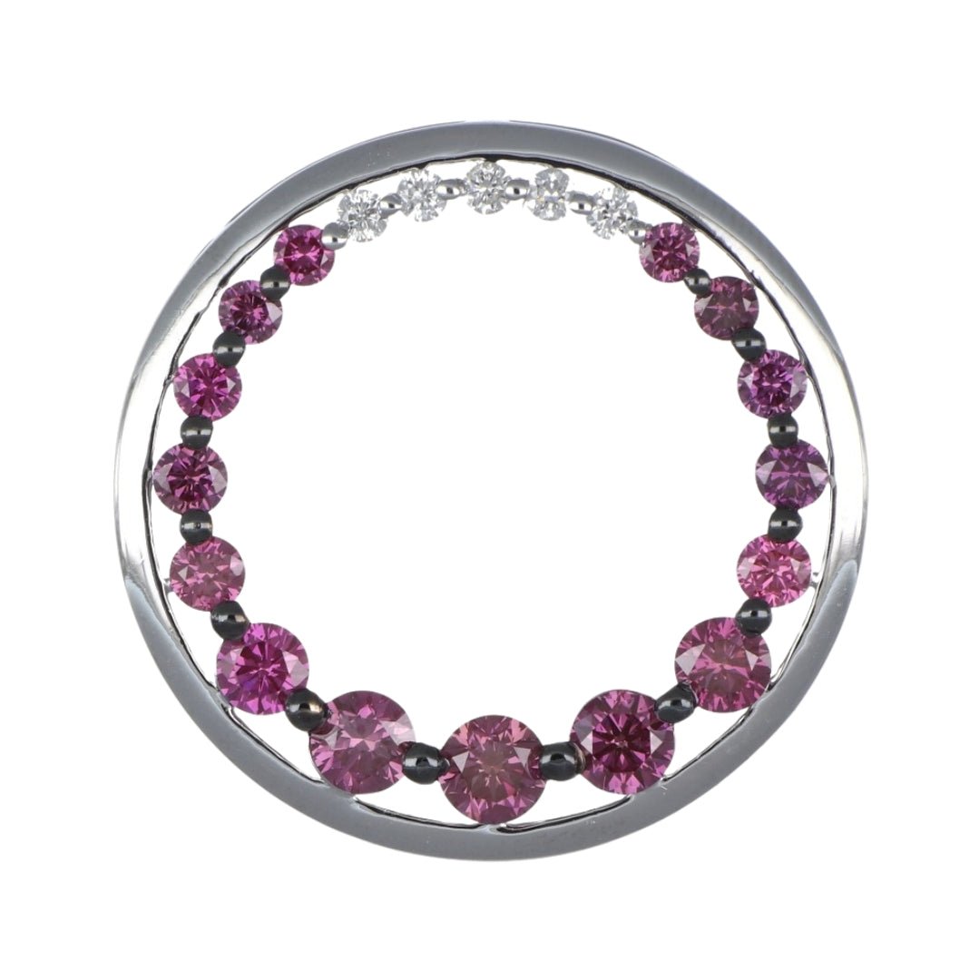 Purple Diamond Pendant (Purple Diamond 1.73 cts. White Diamond 0.16 cts.) Not Net